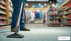 Carpet cleaning for retail stores